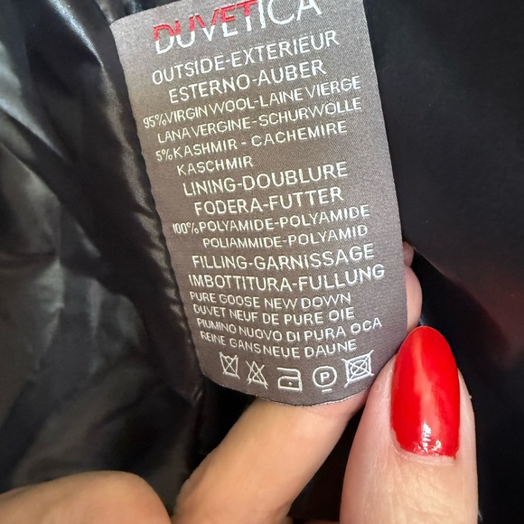 Duvetica Gray Hooded Puffer Jacket - Picture 7 of 11